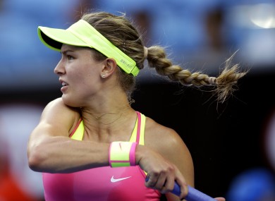 Eugenie Bouchard is on e of tennis' rising stars.