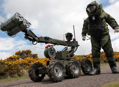 A member of the bomb disposal squad (File photo)