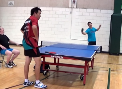 A rather understated celebration given the shot he's just made.