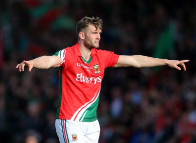 Mayo's Aidan O'Shea was amongst their goalscorer today.