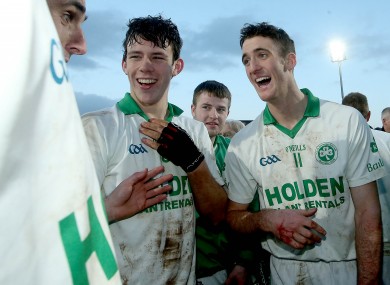 Colin Fennelly was all smiles with his Ballyhale teammates after last year's Leinster club final win.