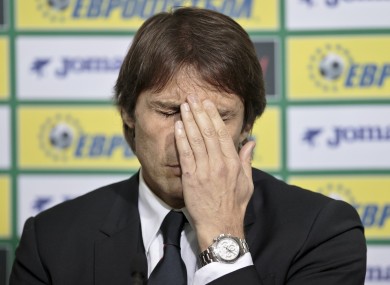 Conte has been 'shaken' by the incidents of the past few days.