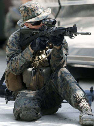 File photo of a US soldier.