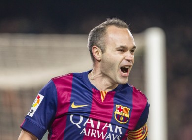 Anders Iniesta features in our team.