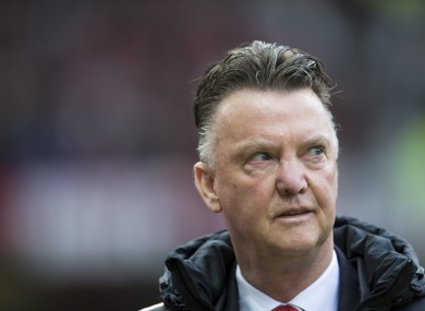 Louis van Gaal was handed a list of transfer targets by a fan.