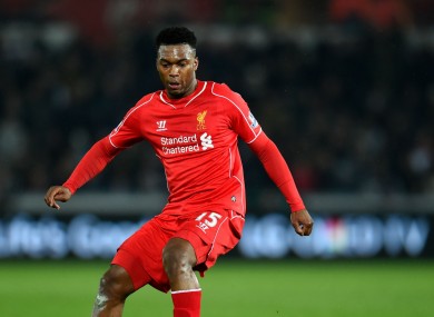 Sturridge has missed large chunks of the season and has yet to return to full fitness.