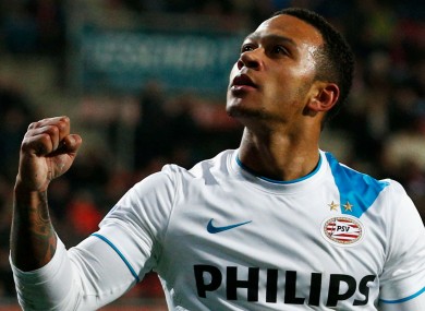 In-demand: PSV's Memphis Depay.