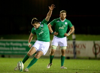 Ross Byrne looks to have all the tools to be a professional out-half.