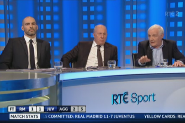 rte champions league panel tonight