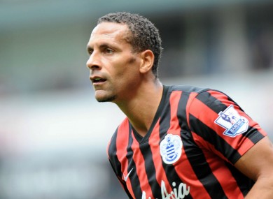 QPR defender Rio Ferdinand has thanked the public for the support he has received following his wife's death.