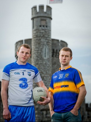 Thomas O'Gorman with Tipperary's Brian Fox.