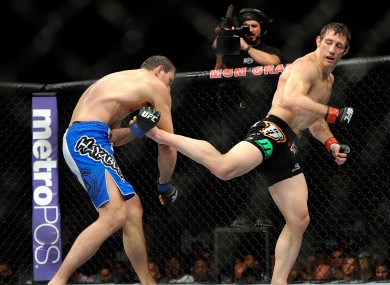 Tim Kennedy, right, is one of several fighters who expressed disappointment at the UFC's new deal with Reebok.