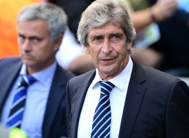 Manuel Pellegrini claims he doesn't have any problem with Jose Mourinho.