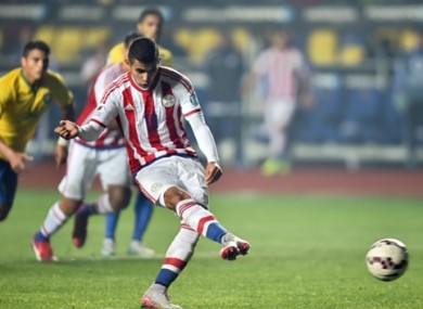 Derlis Gonzalez was on target as Paraguay progressed at Brazil's expense last night.