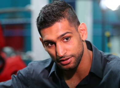 Amir Khan tells Manny Pacquiao to \u0027man up\u0027 if he wants to