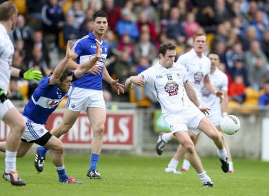 Kildare's Cathal McNally gets a shot away.