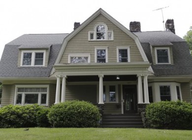 This photo shows the home Derek and Maria Broaddus were scared away from because of creepy letters from a stalker.