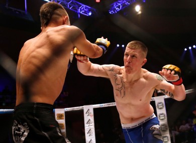 UFC fighter Paul Redmond competed for Battlezone in 2012.