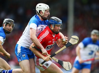 Waterford's Shane Bennett in action against Cork's Conor Lehane.