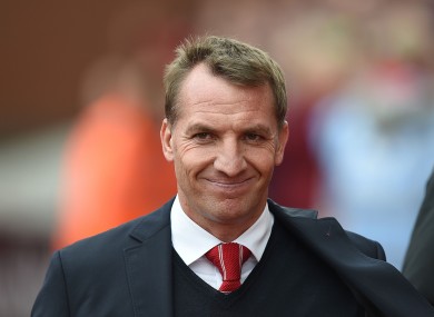 Liverpool manager Brendan Rodgers.