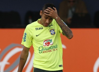 Neymar received a four-game ban for getting himself sent off at the end of his country's Copa America clash with Colombia.