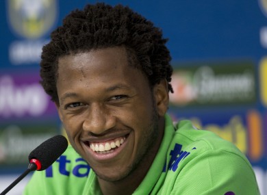 Fred: Shakhtar midfielder was not involved at the 2014 World Cup.