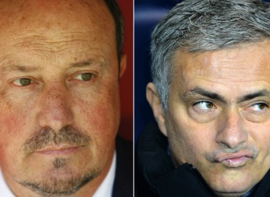 Rafael Benitez and Jose Mourinho continue their war of words.