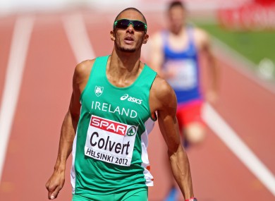 Steven Colvert during the 2012 European Athletics Championships.
