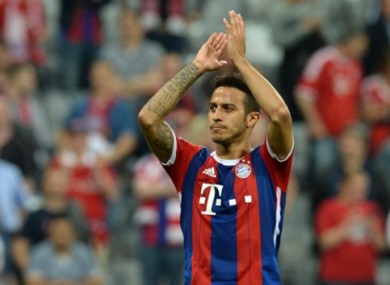 Thiago suffered knee ligament damage in training last October.