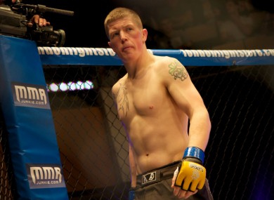 Irish UFC featherweight Paul Redmond.