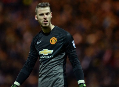 David De Gea has yet to play for Manchester United this season.