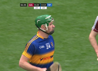McGrath came off the bench for the final eight minutes against Galway.