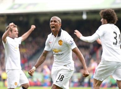 Ashley Young has been rewarded for some sparkling performances last season.