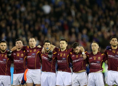 Bernard Brogan (fourth from left) and his St Oliver Plunkett/Eoghan Ruadh team-mates.