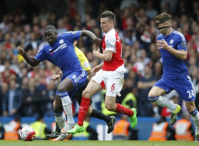 Arsenal's Laurent Koscielny at Stamford Bridge earlier this month.