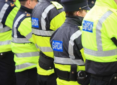 File photo of gardaí.
