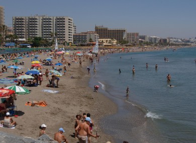 The Costa Del Sol near Torremolinos