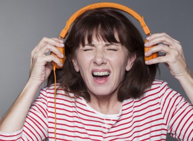 30 seconds in, Mary realised that listening to Slipknot's 'Before I Forget' at full volume wasn't exactly the best idea.