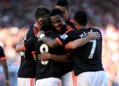 Martial starred once again.