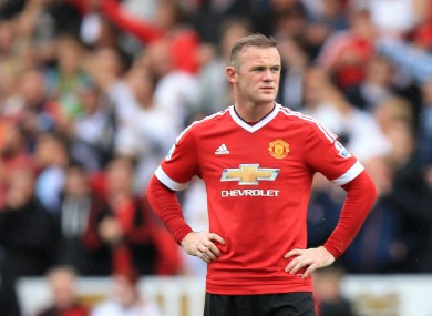 Rooney has yet to fire this season but his absence would be a blow.