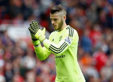 De Gea was speaking while on duty with the Spanish national team.