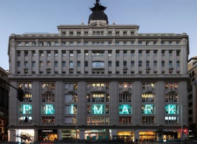 The new he Primark Gran Via has clothes across five floors.