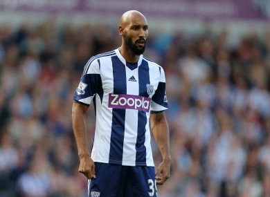 Nicolas Anelka's previous clubs include Liverpool, Man City and West Brom.