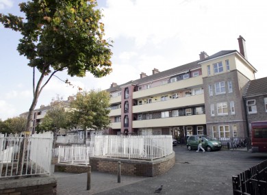 File photo of the Oliver Bond flats.