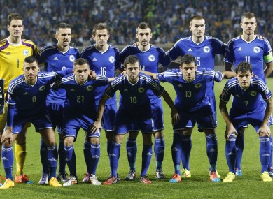 Bosnia finished third behind Belgium and Wales in Group B.