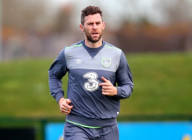 Murphy arrived in Ireland camp on the back of a hat-trick for Ipswich last weekend.