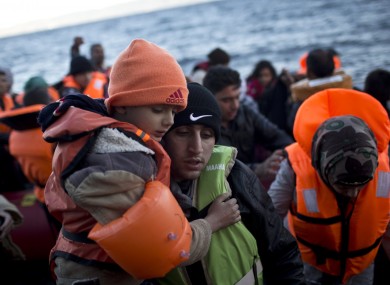 Migrants are fleeing war and persecution to start a new life in Europe