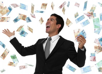 We're not sure, but this could be how the National Lottery award prizes.