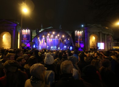 Last year's event on College Green.
