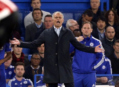 Manager Jose Mourinho was sacked by Chelsea in the week.